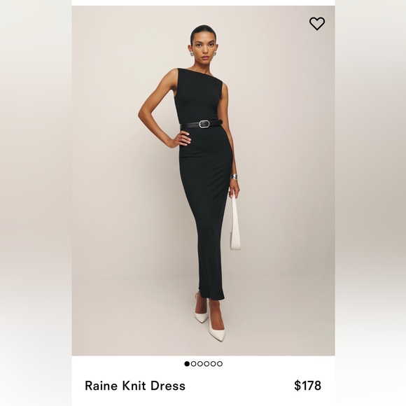 Reformation | Dresses | Raine Black Knit Dress | Poshmark Reformation | Dresses | Raine Black Knit Dress | Poshmark